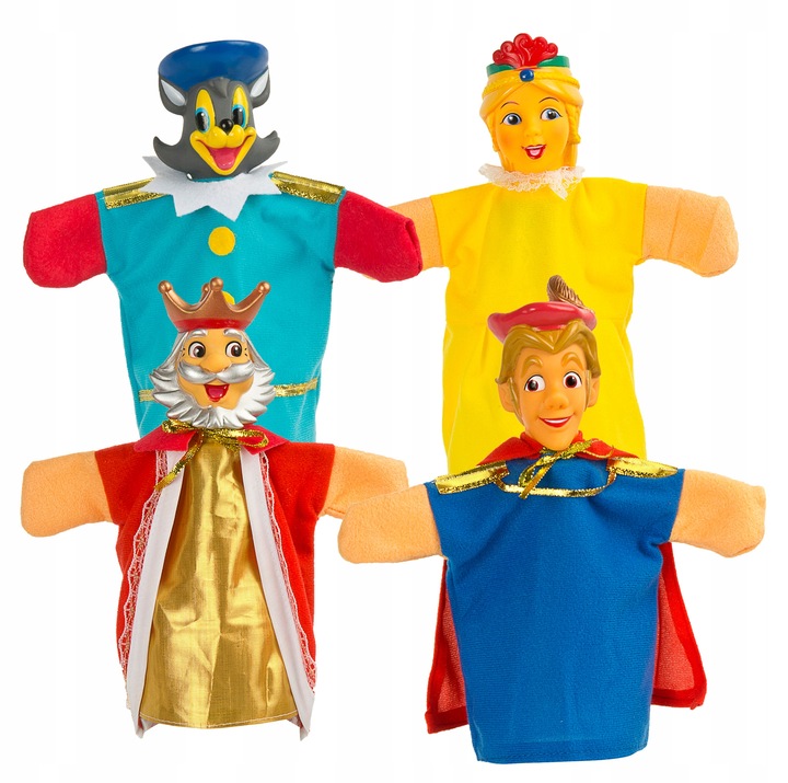 Pacynki zestaw postaci z 4 baśni