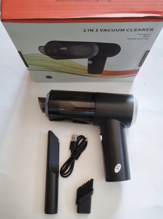 ODKURZACZ SAMOCHODOWY RĘCZNY Na Mokro I Sucho 120W -DUŻA MOC !