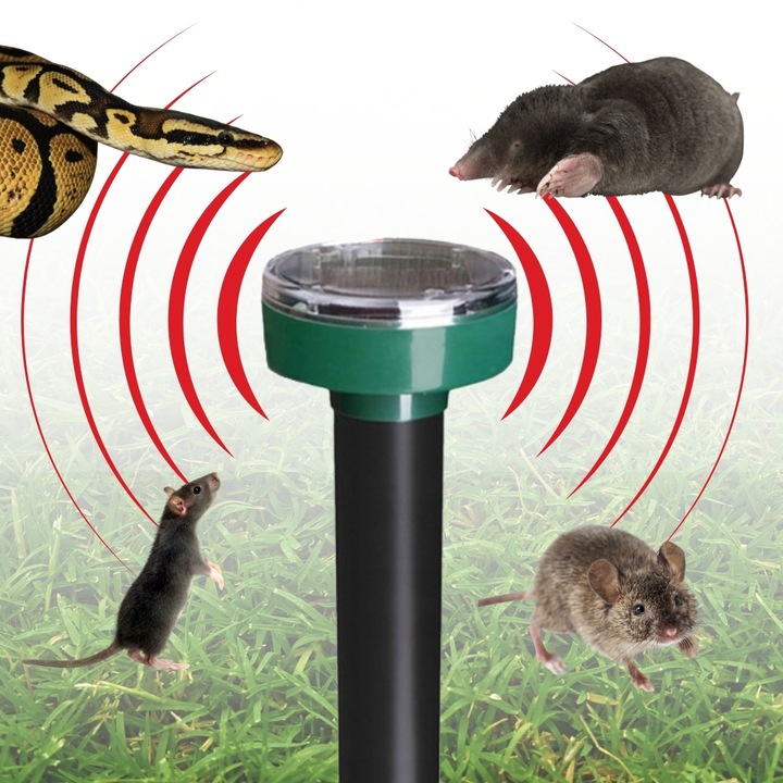 ODSTRASZACZ SOLARNY NA KRETY NORNICE I WĘŻE ODSTRASZACZ KRETÓW WĘŻY (4 SZT)