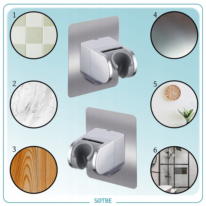 Uchwyt samoprzylepny do słuchawki na klej bez wiercenia LARK-1-HOLGLUE-2483