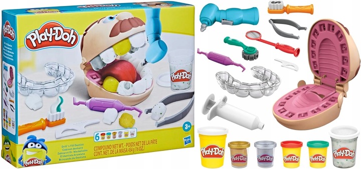 Play-Doh Ciastolina Zestaw Dentysta Hasbro F1259