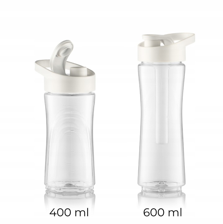 BLENDER KIELICHOWY DO KOKTAJLI SMOOTHIE 2 WKŁADY CHŁODZĄCE + 2 BUTELKI 3w1