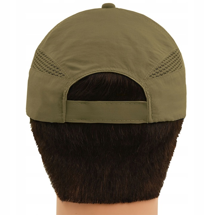 CZAPKA z Daszkiem Przewiewna Bejsbolówka z Siatką ZIELONA KHAKI Pako Jeans