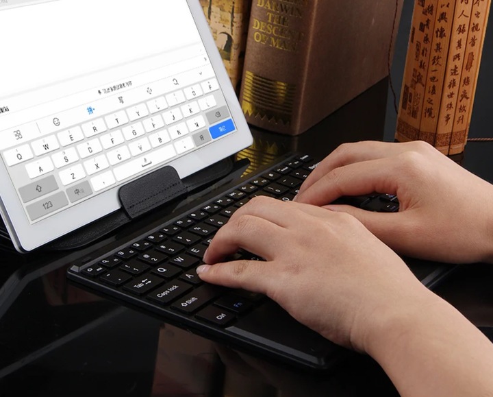 KLAWIATURA BEZPRZEWODOWA BLUETOOTH TOUCHPAD do SAMSUNG APPLE LENOVO XIAOMI