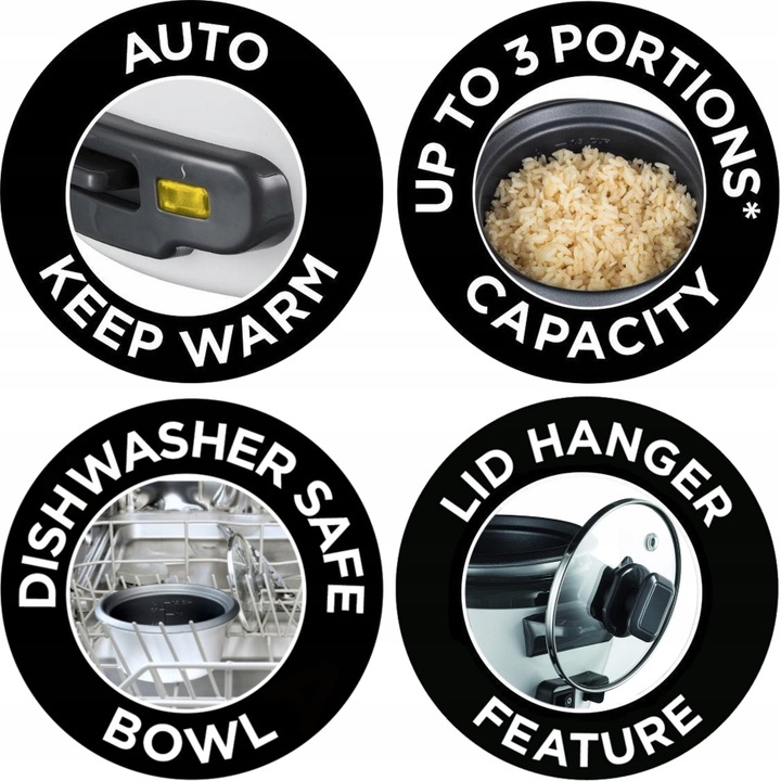 Ryżowar garnek do ryżu RUSSELL HOBBS 27020-56 Smal 400ml