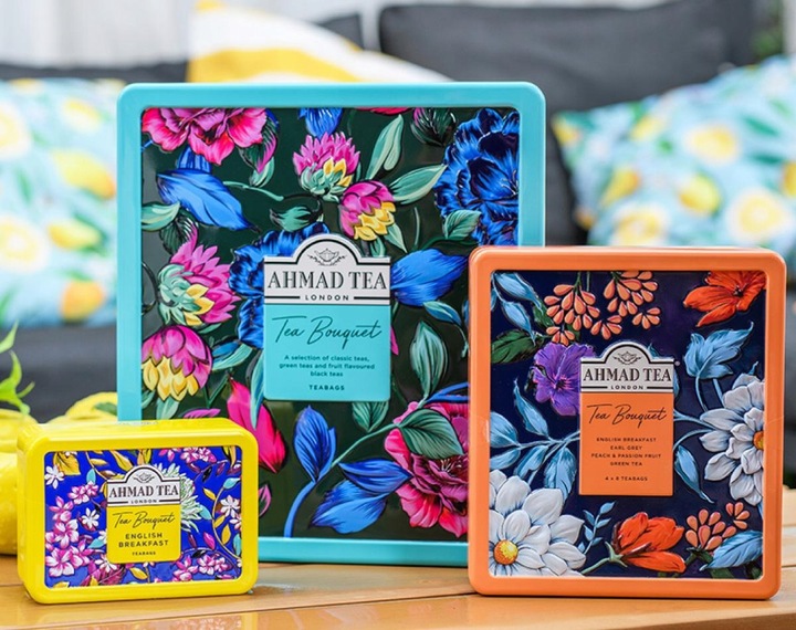 Ahmad Tea Bouquet Zestaw herbat czarnych zielonych i smakowych 144 g (72 x