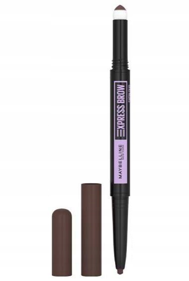 MAYBELLINE Dwustronna kredka do brwi Express Brow Satin Duo Dark Brown