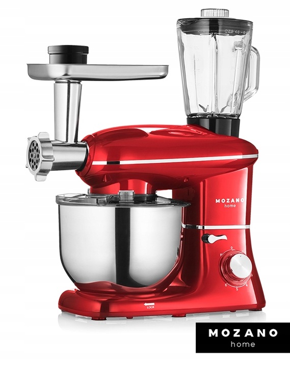 ROBOT KUCHENNY PLANETARNY MIKSER BLENDER DO MIĘSA 4w1 MISA 6,2L + PRZEPISY