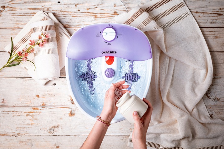 MASAŻER DO STÓP WODNY PODCZERWIEŃ MESKO MS 2152