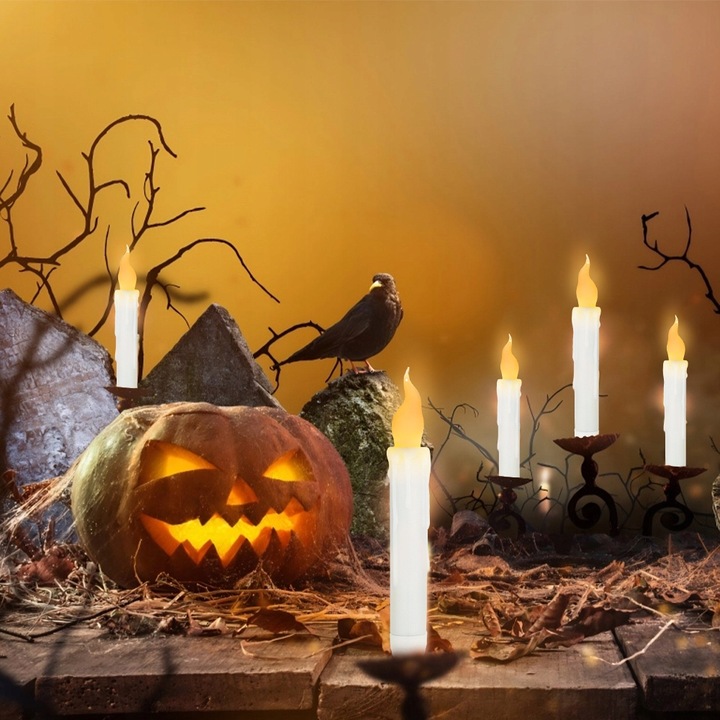 Lampka W Pływające Świeca Led Dekoracja Harry Potter Magic Wand, Dekoracja