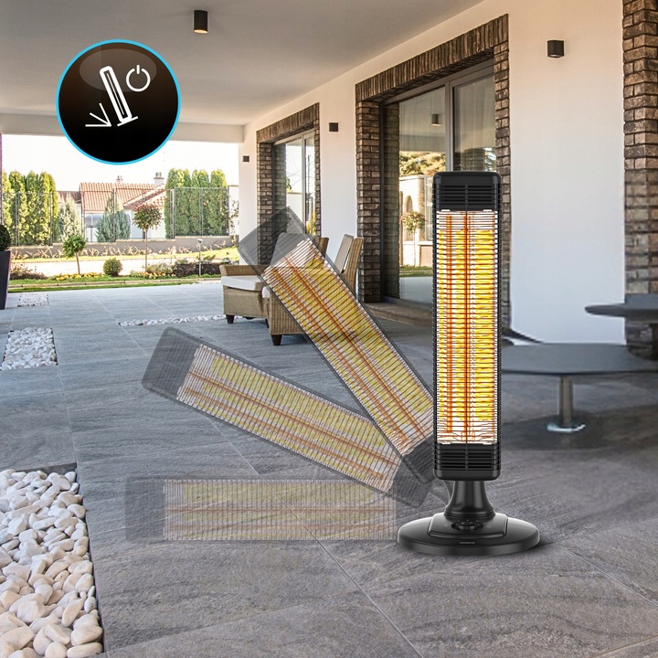 Promiennik Podczerwieni Tarasowy FIX 1000W Oscylacja Pionowy i Poziomy