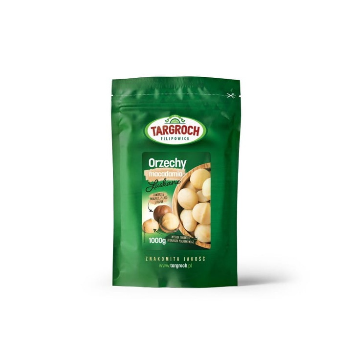 ORZECHY MACADAMIA ŁUSKANE 500G - TARGROCH
