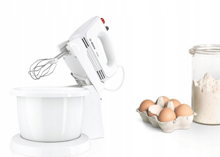 BOSCH MIKSER RĘCZNY ROBOT MISA MQWPL2000 CleverMixx 375W+Ściereczki Spontex