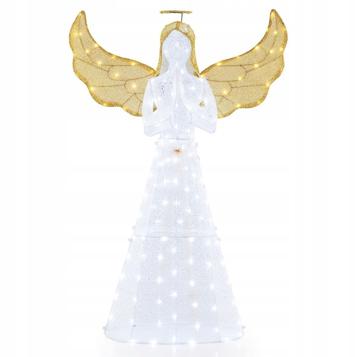 Dekoracje świąteczne LED anioł