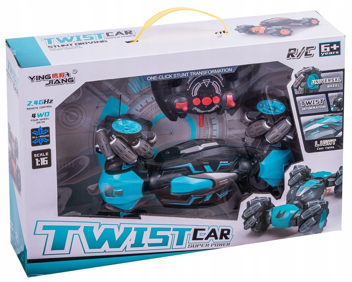 SAMOCHÓD ZDALNIE STEROWANY AUTO TWISTER RĘKĄ GESTAMI NA AKUMULATOR NA PILOT