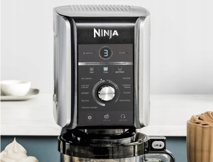 NINJA NC501EU CREAMi Deluxe Ice Cream Maker, urządzenie, maszyna do lodów