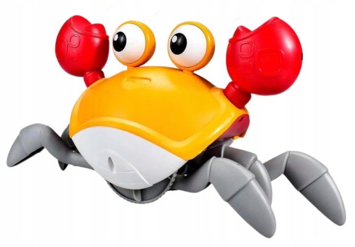 UCIEKAJĄCY PEŁZAJĄCY KRAB CHODZĄCY ZABAWKA INTERAKTYWNA dla DZIECKA LED XL