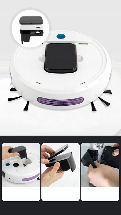 Robot Sprzątający Odkurzacz Automatyczny Zabawka Dla Dzieci