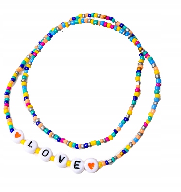 OGROMNY Zestaw do Robienia Biżuterii Bransoletek Literki Buźki Charmsy XXL