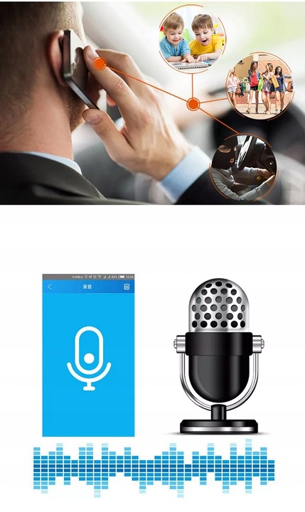 NAJMNIEJSZY LOKALIZATOR GPS S3 MINI NANO PODSŁUCH DYKTAFON TRACKER 400mAh