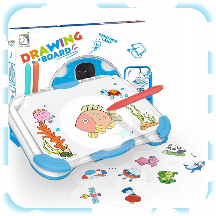 TABLICA Do Rysowania Podświetlana PULPIT LED Tablet Rzutnik SZABLONY MAZAKI