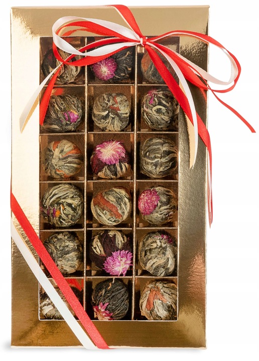 Zestaw HERBAT KWITNĄCYCH 18 sztuk herbata kwitnąca