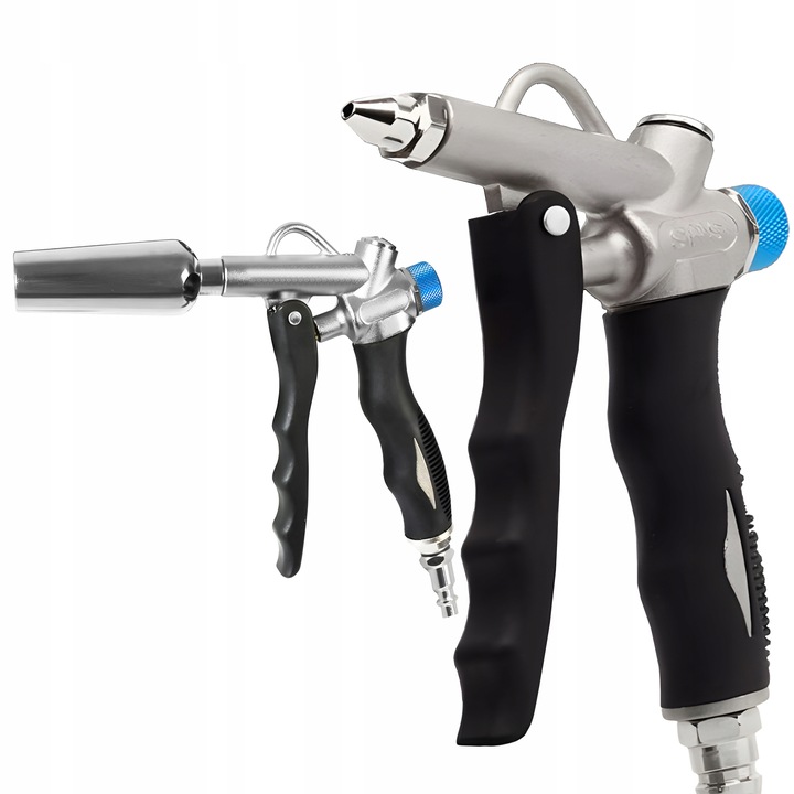 PISTOLET DO PRZEDMUCHIWANIA DYSZA VENTURIEGO REGULACJA PRZEPŁYWU POWIETRZA