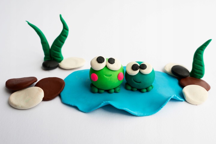 108 szt - Plastelina SENSO GLINA POLIMEROWA piankowa PIANKOLINA DLA DZIECI