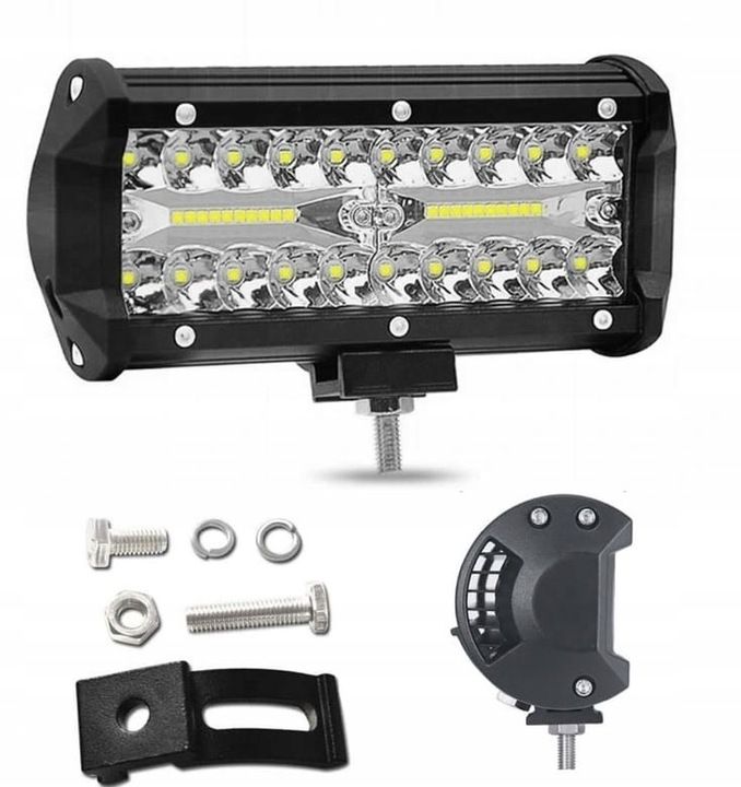 Lampa Robocza LED BAR 120W Halogen Reflektor Naświetlacz Do Ciągnika Mocny