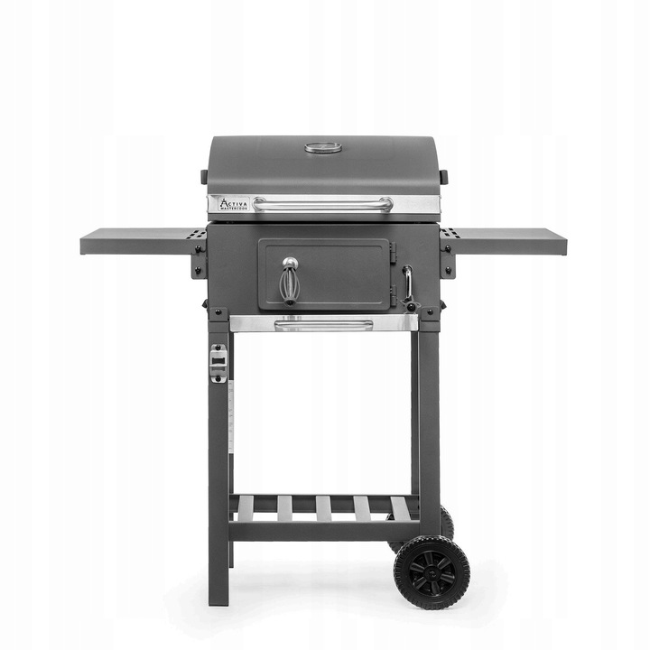 Grill Węglowy Activa Mastercook Angular Smart Ruszt Chromowany 42 x 31,3 cm