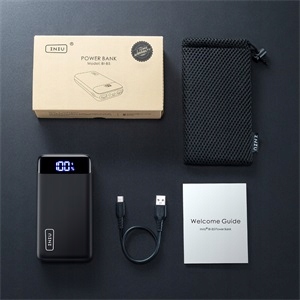 INIU kompaktowy powerbank 20000mAh Dual 3A USB-C do telefonu komórkowego