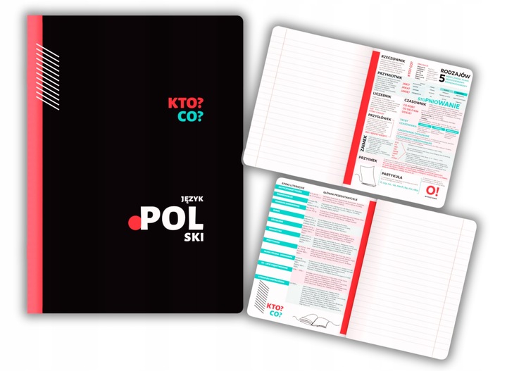 KOMPLET 8 ZESZYTÓW ZE ŚCIĄGĄ A5/60K ŚCIĄGA KOLOROWA 60 KARTEK KLASA 7-8 TOP