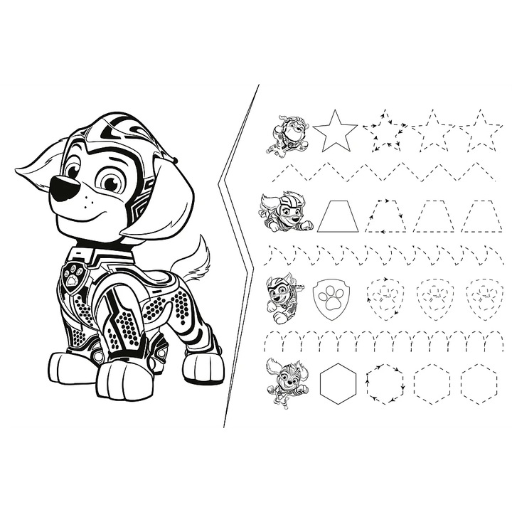 Trefl Puzzle 24 elementy Super Maxi Psia drużyna w akcji Psi Patrol