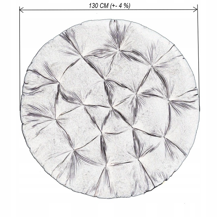 PODUSZKA na WISZĄCY KOKON miękka na huśtawka BOCIANIE GNIAZDO XXL 130 szara