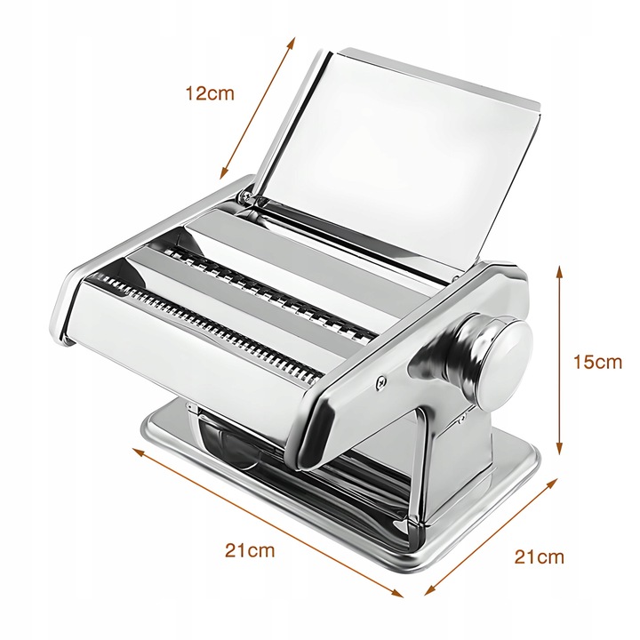 DUŻA MASZYNKA DO ROBIENIA MAKARONU CIASTA PIEROGÓW LASAGNE WAŁKOWANIA 3w1