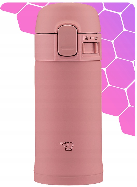 Kubek termiczny termos mały na napoje ciepłe ZOJIRUSHI SM-PD20-PM 200 ml