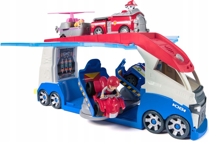 PSI PATROL PATROLOWIEC DUŻY ZESTAW 4 POJAZDY RYDER CHASE MARSHALL SKYE