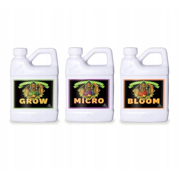 ADVANCED NUTRIENTS GROW MICRO BLOOM ZESTAW 3x500ML