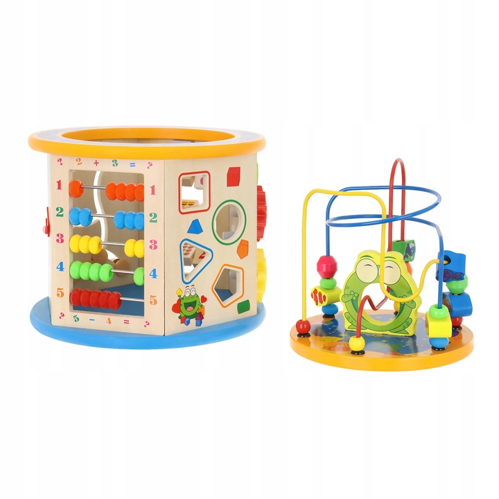 KOSTKA EDUKACYJNA DREWNIANY SORTER PRZEPLATANKA