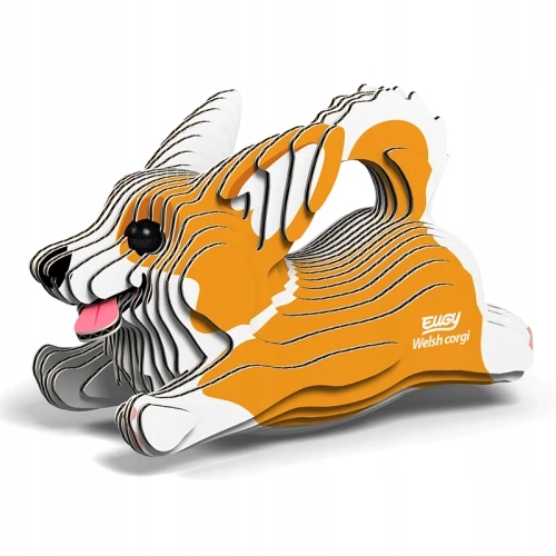 Pies Corgi - Eko Układanka 3D - Eugy