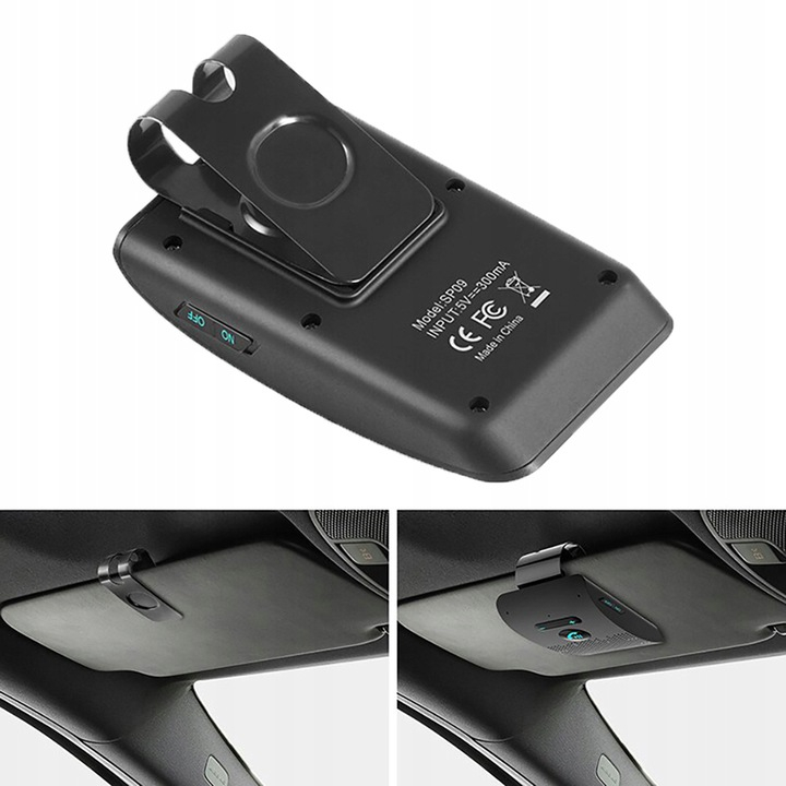 BEZPRZEWODOWY ZESTAW GŁOŚNOMÓWIĄCY DO SAMOCHODU BT