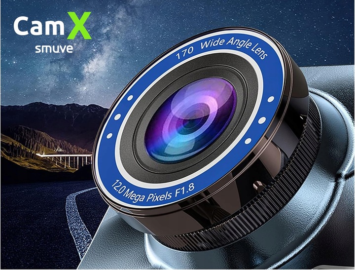 Wideorejestrator jazdy Przód Tył Kamera samochodowa Full HD + Karta pamięci