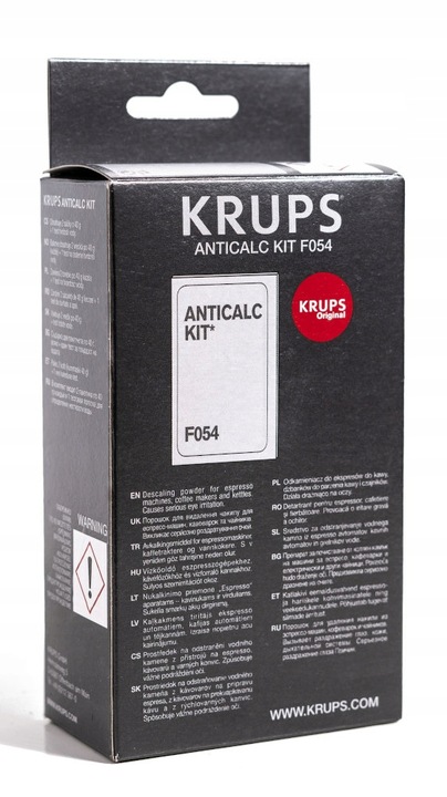 Odkamieniacz Krups saszetki F054 AntiCalc Tabletki czyszczące Krups XS3000