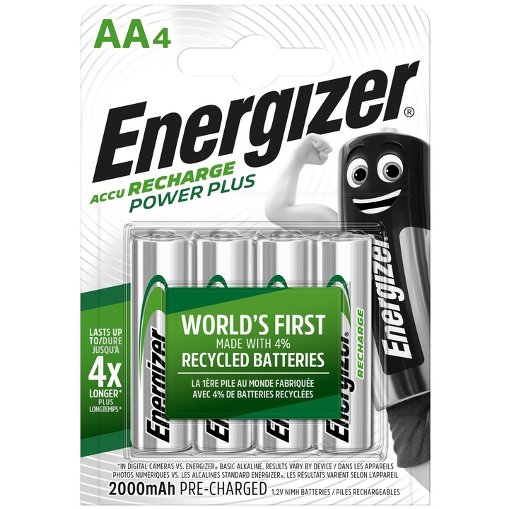 Ładowarka ENERGIZER Maxi Baterii AAA R3 AA R6 + 8x Akumulatorki AA 2000mAh
