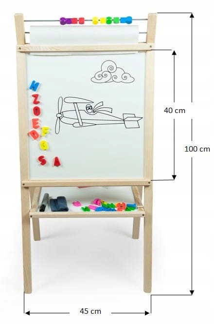 Tablica magnetyczna z Liczydłem i papierem 5w1 MPN