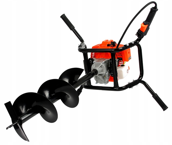 WIERTNICA GLEBOWA ŚWIDER SPALINOWY 2-OSOBOWY + 3 WIERTŁA 10/15/20CM + OLEJ