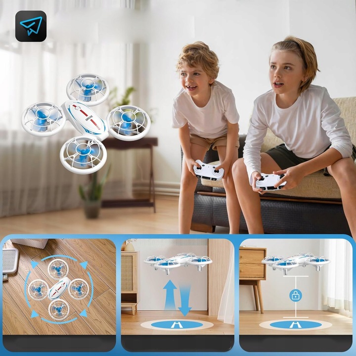 Dron RC Z Diody LED Do Latania Nocą Dla Dzieci Quadcopter