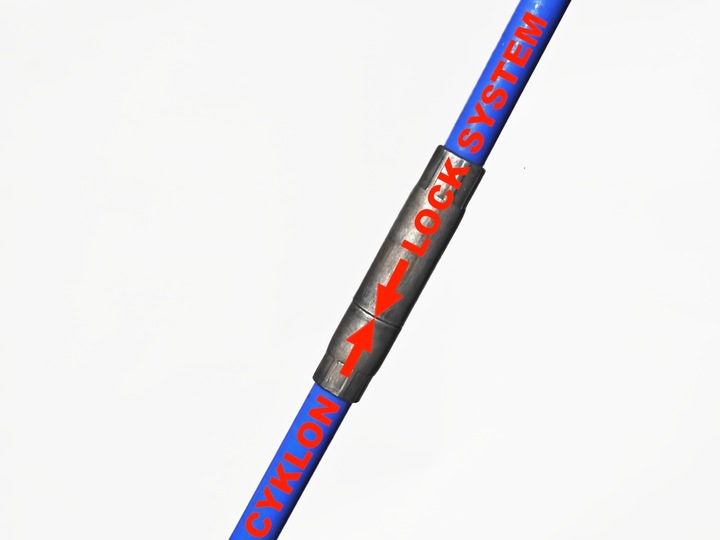 ZESTAW SZCZOTKA CYKLON 9m DO CZYSZCZENIA KOMINA 16 ŁAŃCUCHÓW GŁOWICE PILOT