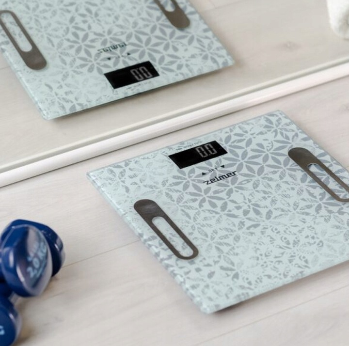 Waga łazienkowa elektroniczna Zelmer ZBS1012 Wyświetlacz LCD max. 180kg BMI