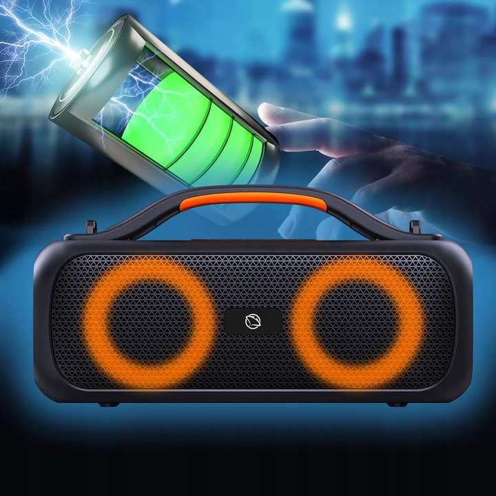 GŁOŚNIK BLUETOOTH MANTA SPK216 XBASS RADIO TWS asyst głos Zestaw SDHC 32GB